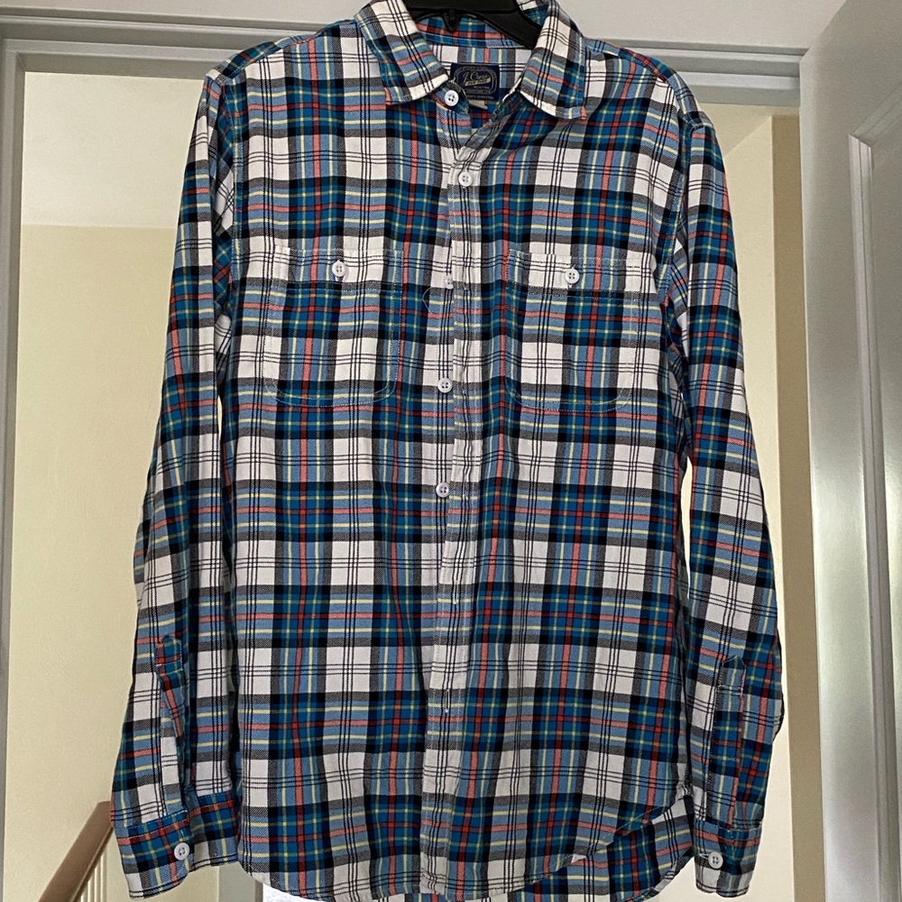 J. Crew like new men’s flannel shirt